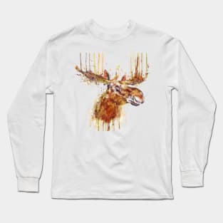 Moose Head Long Sleeve T-Shirt